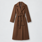 Long Coat – Double-Breasted Belted Relaxed Fit