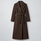 Long Coat – Double-Breasted Belted Relaxed Fit