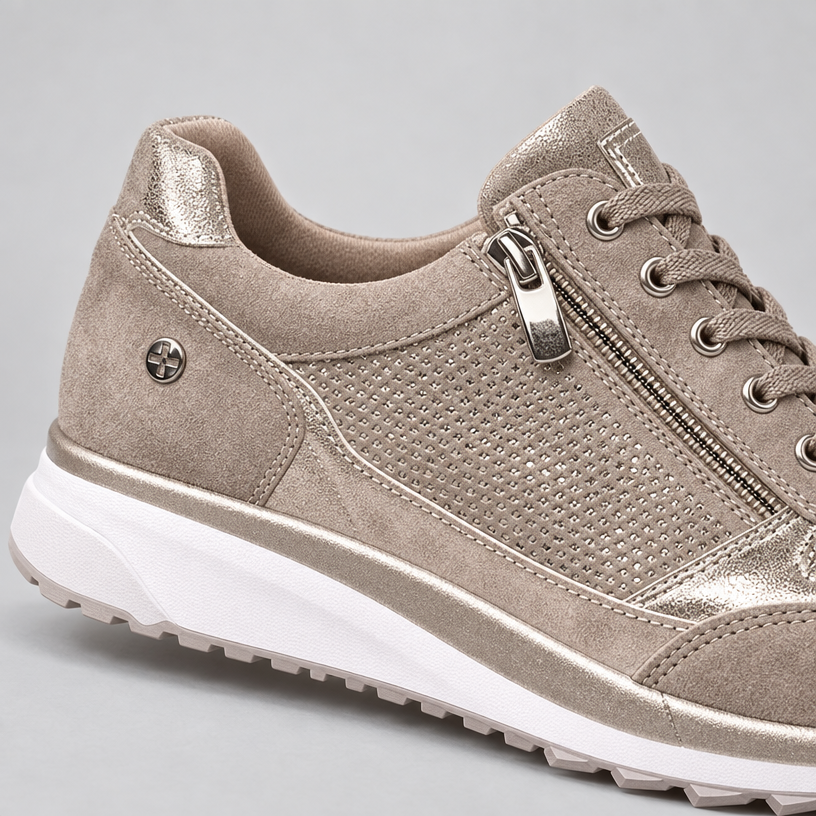 Women's Zip-Up Sneakers