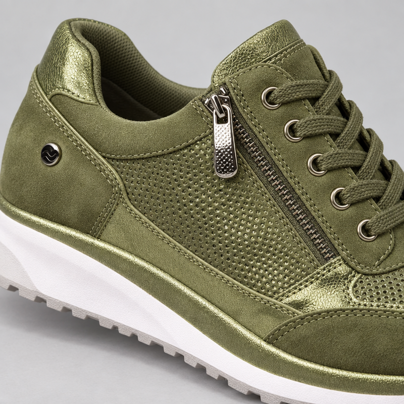 Women's Zip-Up Sneakers