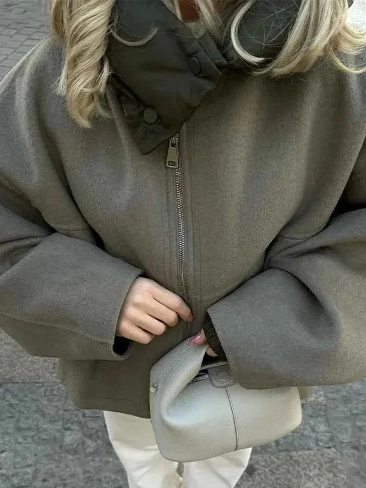 Padded Jacket Oversized Hooded