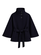 Celia - High-Collar Belted Coat