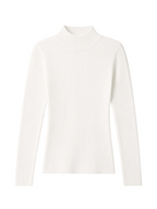 Raya – Ribbed Mock Neck Sweater