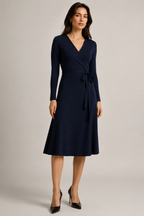 Nini - Wrap Knit Dress