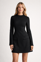 Arvella – Structured Pocket Mini Dress